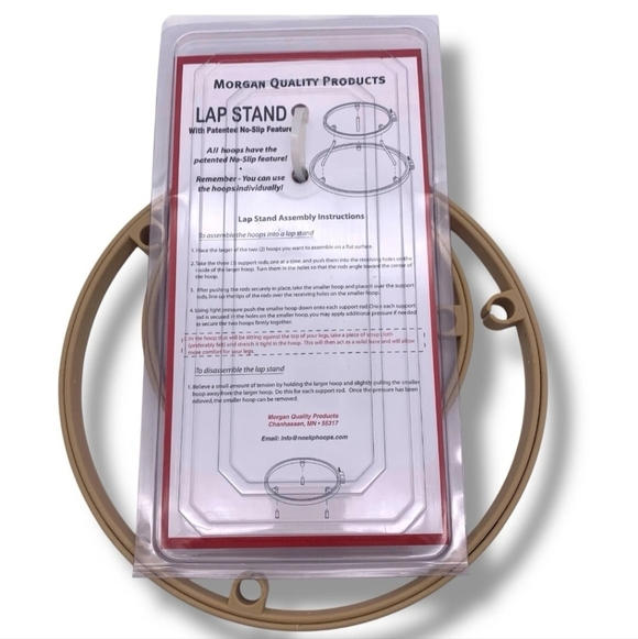 Morgan Lap Stand Combo 7" & amp 10" Hoops 266 Sewing Crafting Stitching - Picture 4 of 4